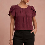 Blouse "Laura" – Plumetis Stippen
