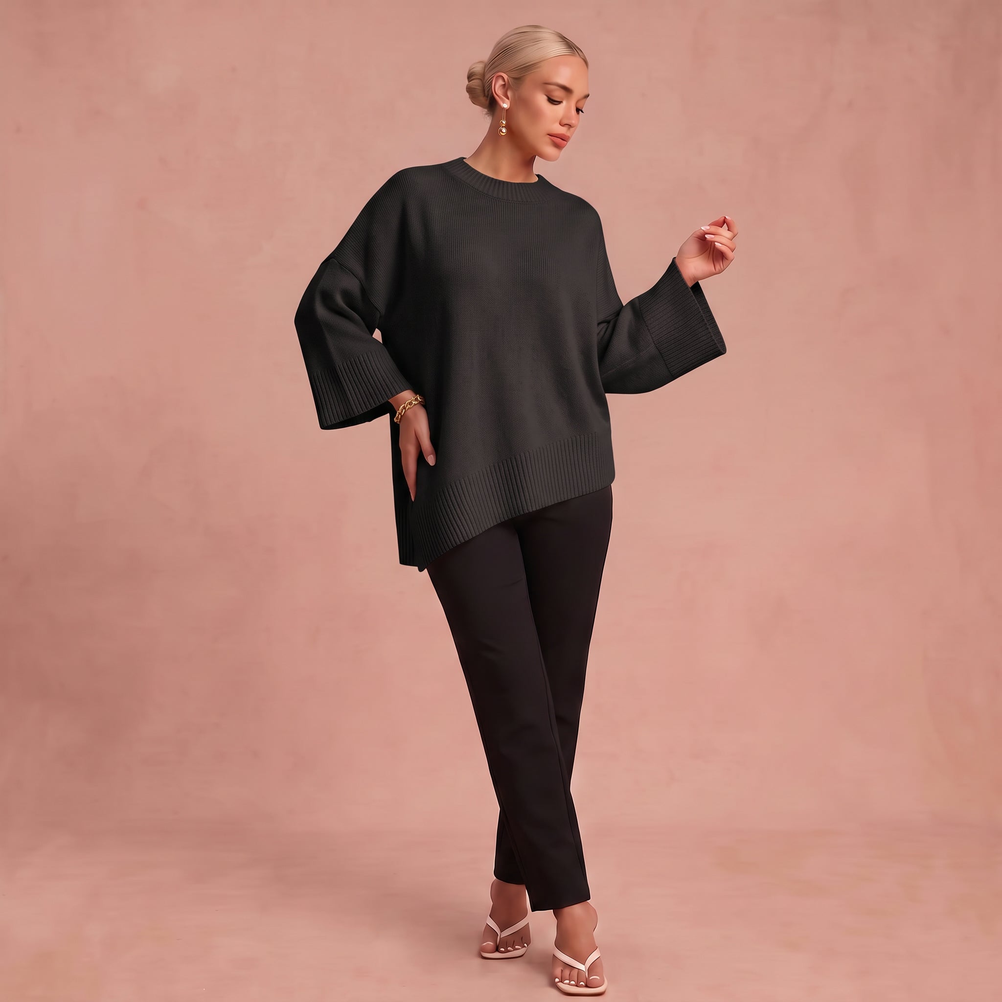 Oversized Trui "Essenz" – Wolmix