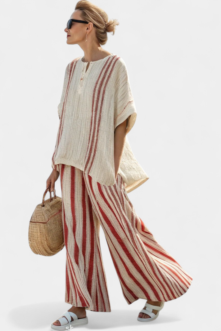 Set "Carolin" – Rode Strepen