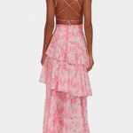 Chiffon Kleed "Nina" – Diepe V-Hals