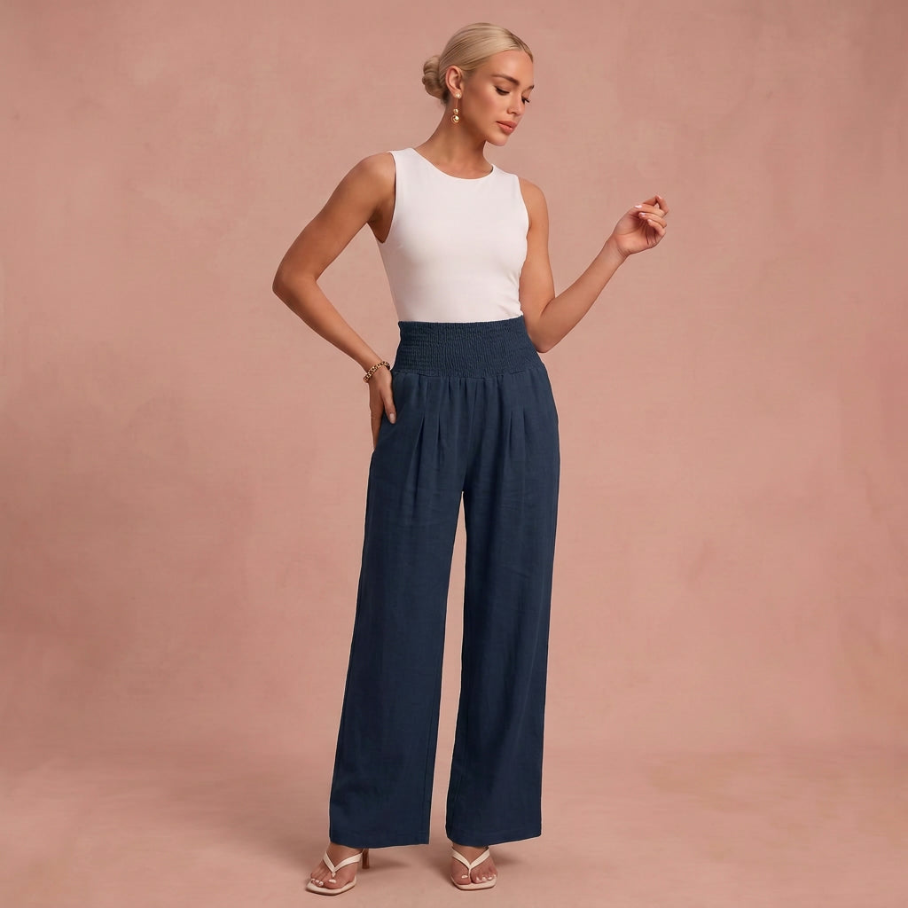 Losse Linnen Broek "Svenja"