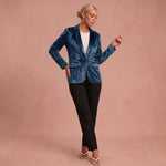 Manteau raffiné – Texture velours