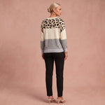 Trui "Emma" – Casual Luipaardprint