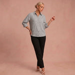 Blouse "Paulina" – Elegant met Plooien