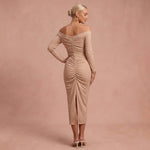 Off-Shoulder Kleed "Henriette" – Chic met Split