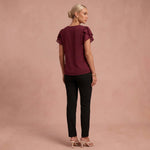 Blouse "Laura" – Plumetis Stippen