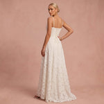 Robe longue "Cornelia" – Corset & dentelle