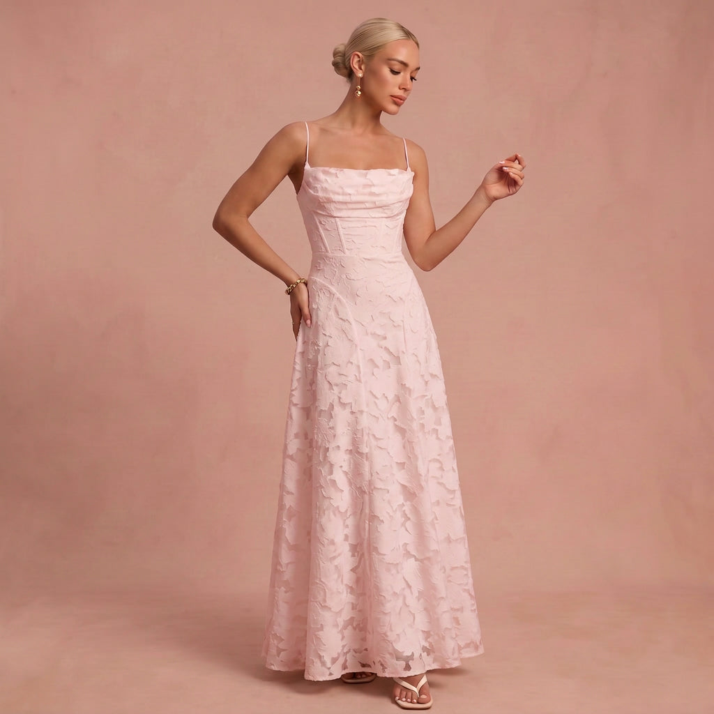 Lang Kleed "Cornelia" – Korset & Kant