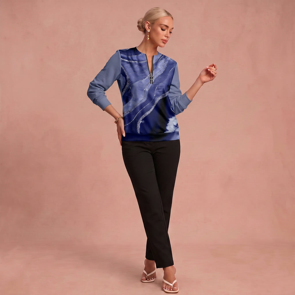 Sweater "Rosa Brisa" – Kwartrits & Abstracte Print