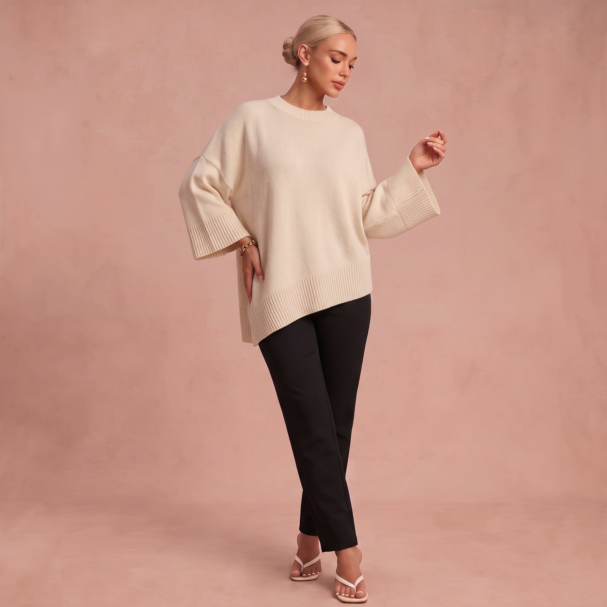 Oversized Trui "Essenz" – Wolmix