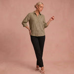 Blouse "Paulina" – Elegant met Plooien