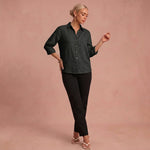 Blouse "Paulina" – Elegant met Plooien