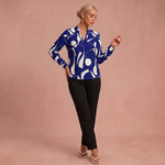 Blouse "Marie" – V-Hals & Lange Mouwen