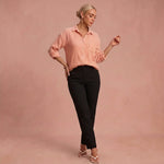 Blouse "Rosa" – Romantisch & Luchtig