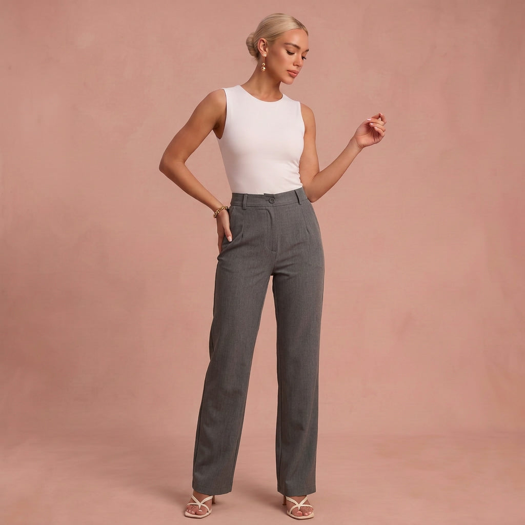 Pantalon moderne "Katrin" – Taille élastique