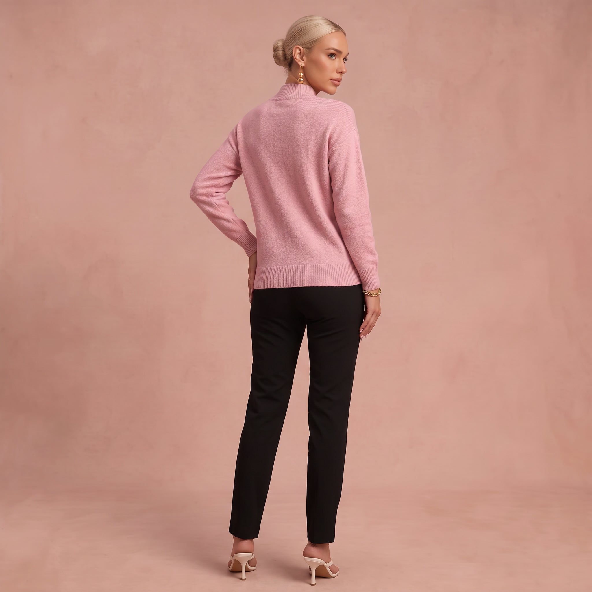 Pull "Christa" – Tricot douillet à col montant