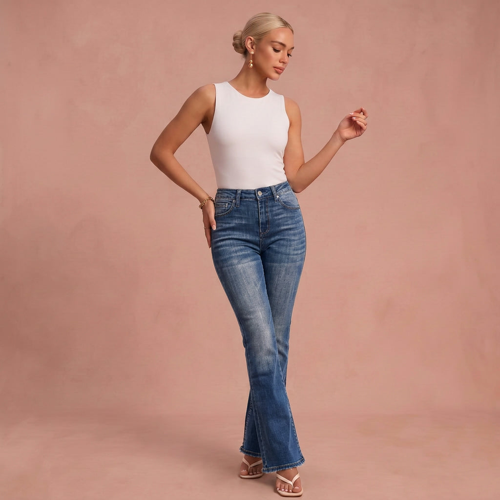Pantalon stretch "Stefanie" – Avec poches