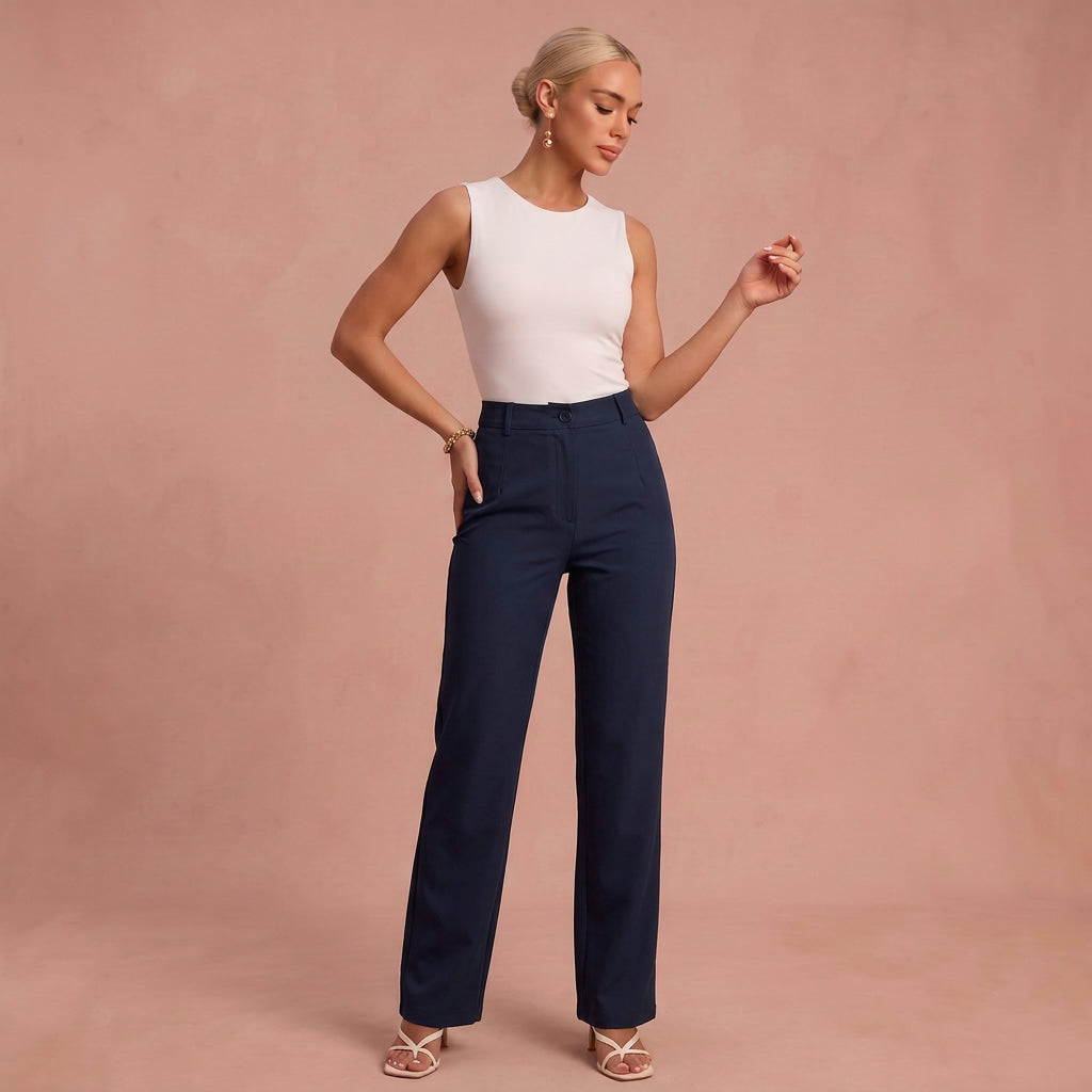 Moderne Broek "Katrin" – Elastische Taille