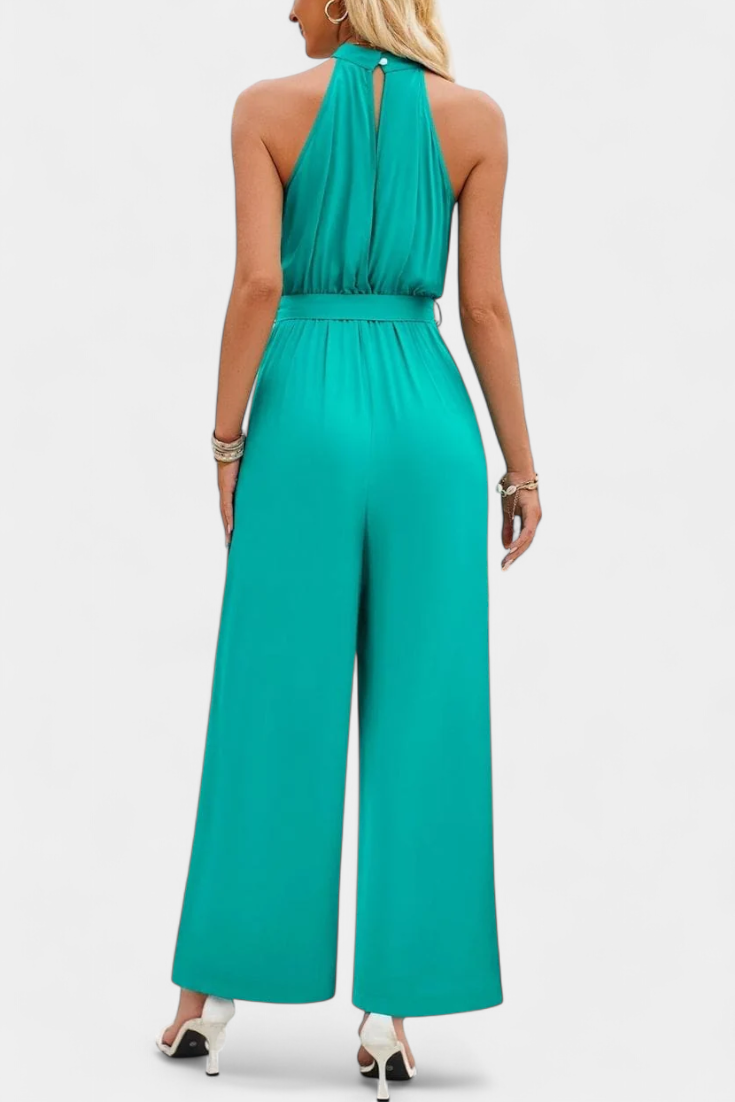 Asymmetrische Jumpsuit "Antonia" – Cut-Out & Strikmouw