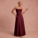 Robe longue "Cornelia" – Corset & dentelle