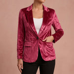 Manteau raffiné – Texture velours