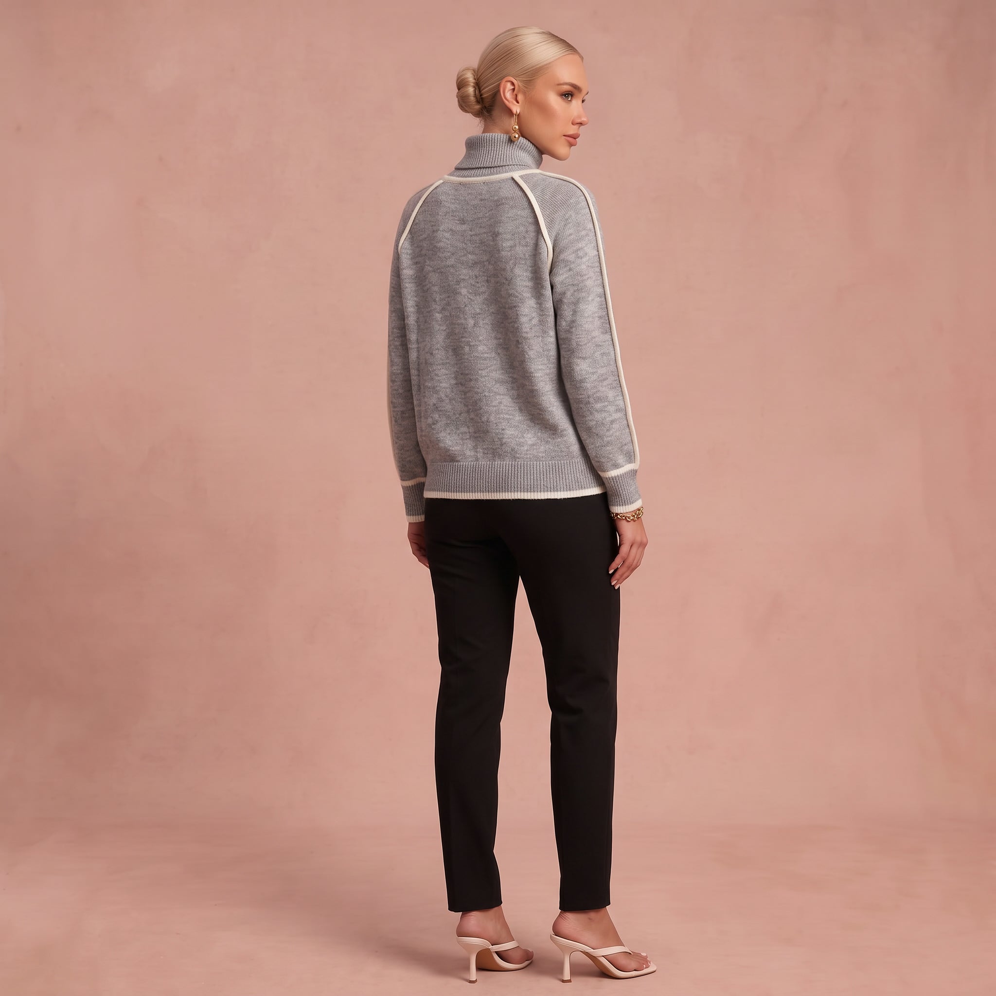 Trui "Edith" – Casual Hoge Kraag