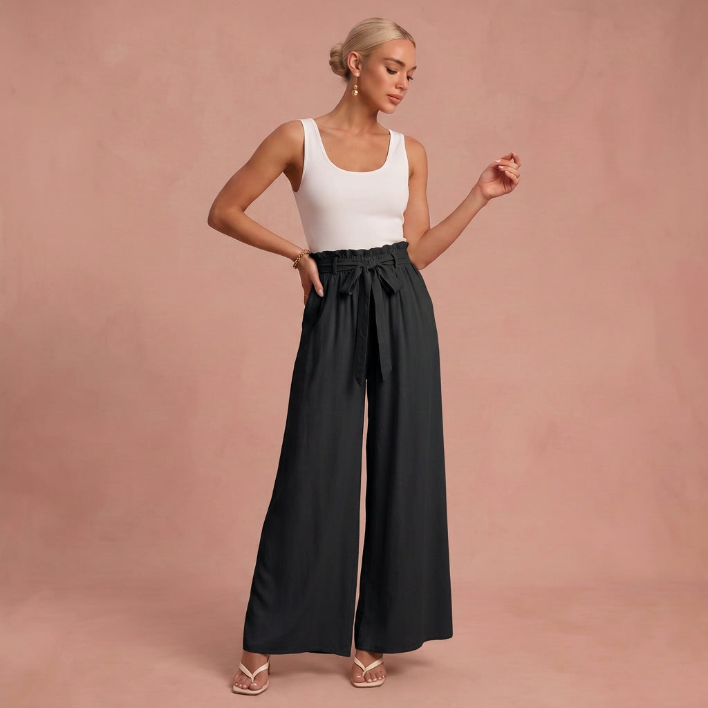 Losse Broek "Lea" – Hoge Taille