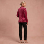 Manteau raffiné – Texture velours