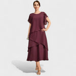 Chiffon Kleed "Erika" – Tijdloos Elegant