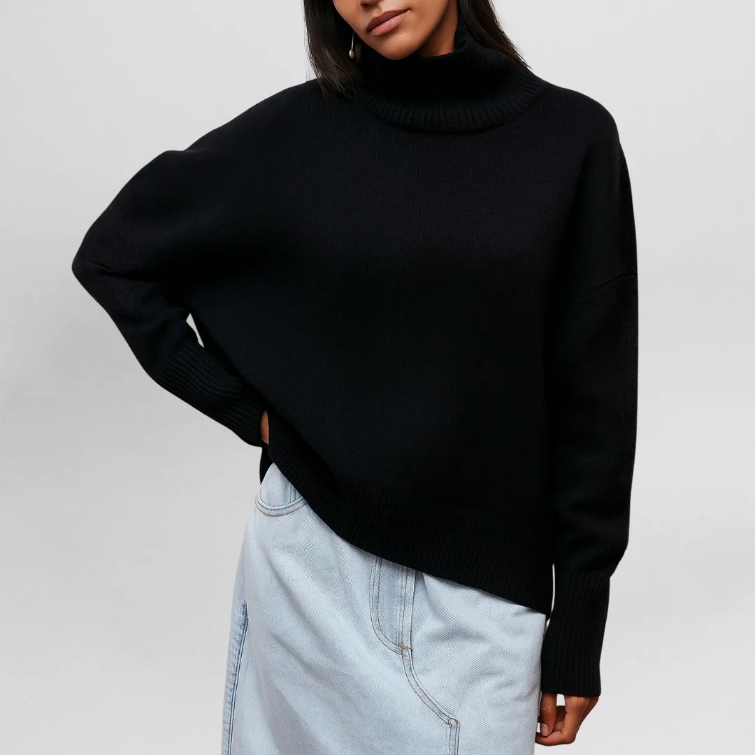 Pull "Stefanie" – Maille à col montant