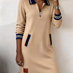 Robe en Coton "Sabine" – Manches Longues