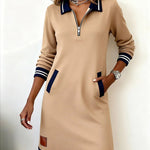 Robe en Coton "Sabine" – Manches Longues