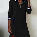 Robe en Coton "Sabine" – Manches Longues