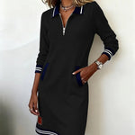 Robe en Coton "Sabine" – Manches Longues