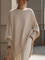 Sweaterponcho – Oversized Gebreid
