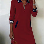 Robe en Coton "Sabine" – Manches Longues