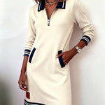 Robe en Coton "Sabine" – Manches Longues