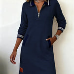 Robe en Coton "Sabine" – Manches Longues