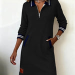 Robe en Coton "Sabine" – Manches Longues