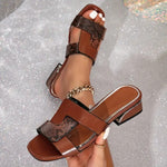 Orthopedische Sandalen "Nora" – Lage Blokhak