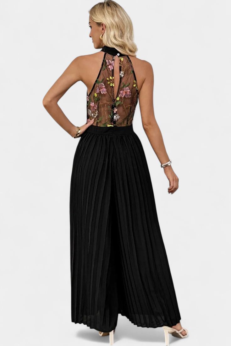 Palazzo-Jumpsuit "Mathilda" – Bloemenkant