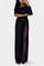 Jumpsuit "Anja" – Zwart met Wijde Broek