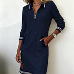 Robe en Coton "Sabine" – Manches Longues
