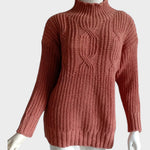 Pull "Susanne" – Grosse Maille à Col Montant