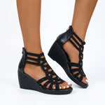 Sandales orthopédiques "Emma" – Zip latéral