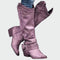 Bottes de cowboy – Daim rétro à boucles