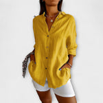 Blouse "Paulina" – Elegant met Plooien