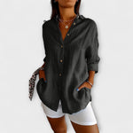 Blouse "Paulina" – Elegant met Plooien
