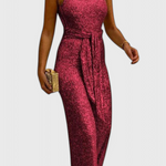 Pailletten Jumpsuit "Carolin" – Verstelbare Taille
