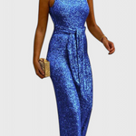 Pailletten Jumpsuit "Carolin" – Verstelbare Taille